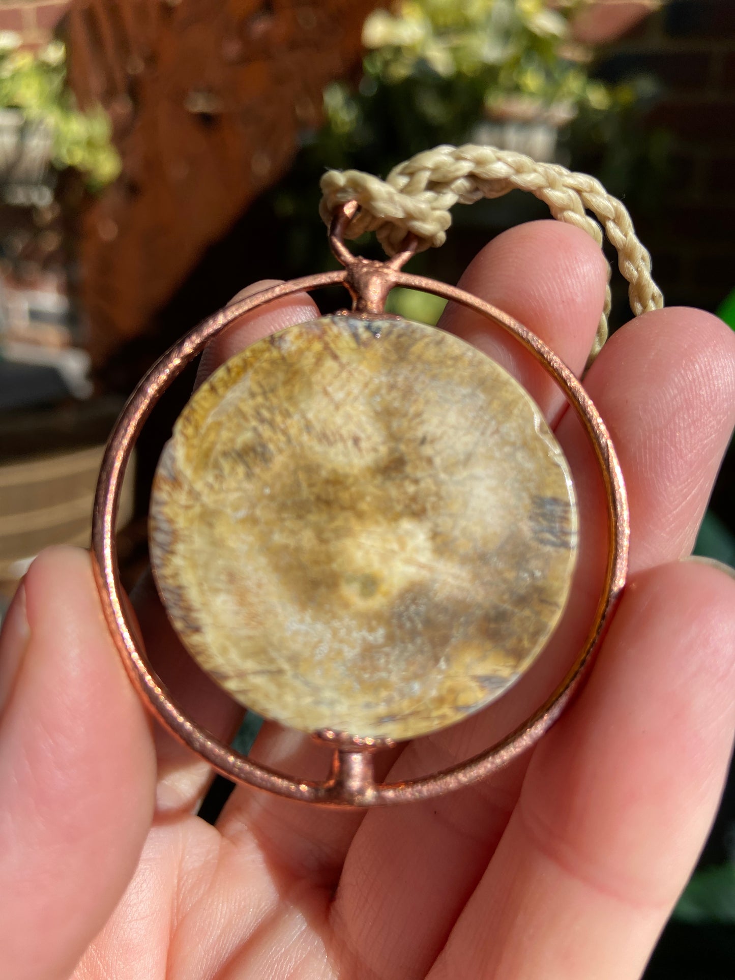 Hecate Jasper Pendant | Handmade Goddess Necklace for Wisdom