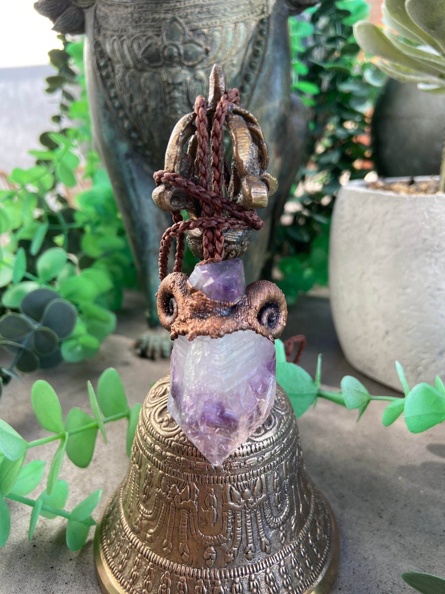 Zodiac Capricorn Amethyst Pendant | Handmade Zodiac Jewellery